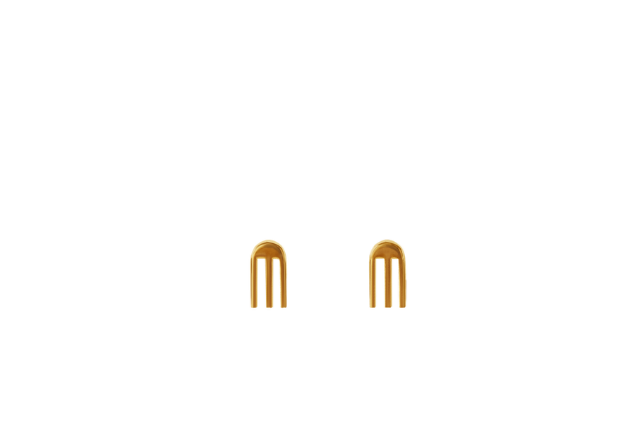 14K Yellow Gold Earrings - Dessert Fork